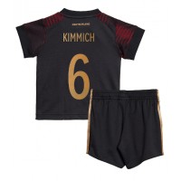 Dres Nemecko Joshua Kimmich #6 Preč pre deti MS 2022 Krátky Rukáv (+ trenírky)